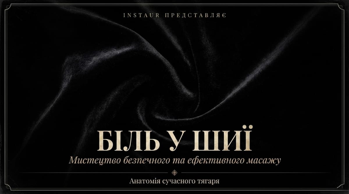 Біль у шиї: коли допомагає масаж і що важливо не ігнорувати