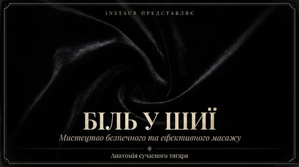 Біль у шиї: коли допомагає масаж і що важливо не ігнорувати
